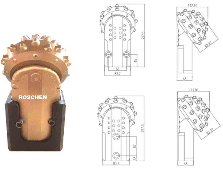 roller cone structure