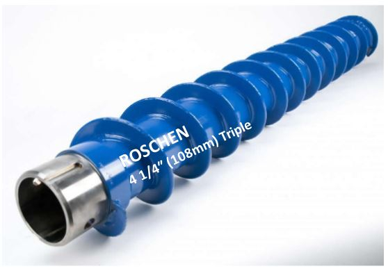Triple Key Heavy Duty Hollow Stem Auger 4 1/4inch