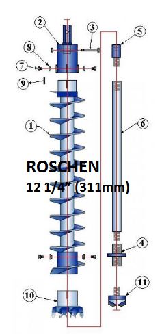 311mm triple heavy duty