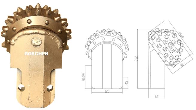C169 replaceable cone bits
