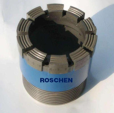 What's features of impregnated diamond core bits?