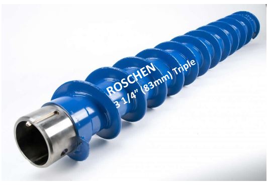 83mm triple hollow stem auger