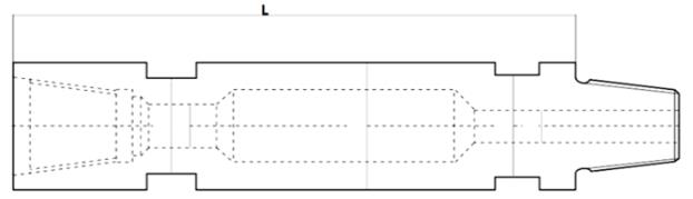 DTH DRILL ROD Structure