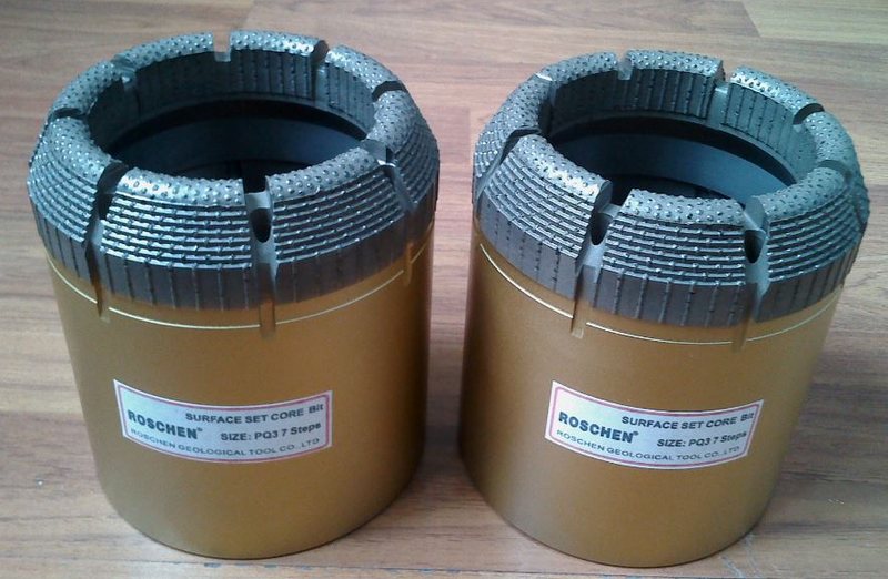 Surface set diamond core bits T2 86 , T2 101 , NQ ,